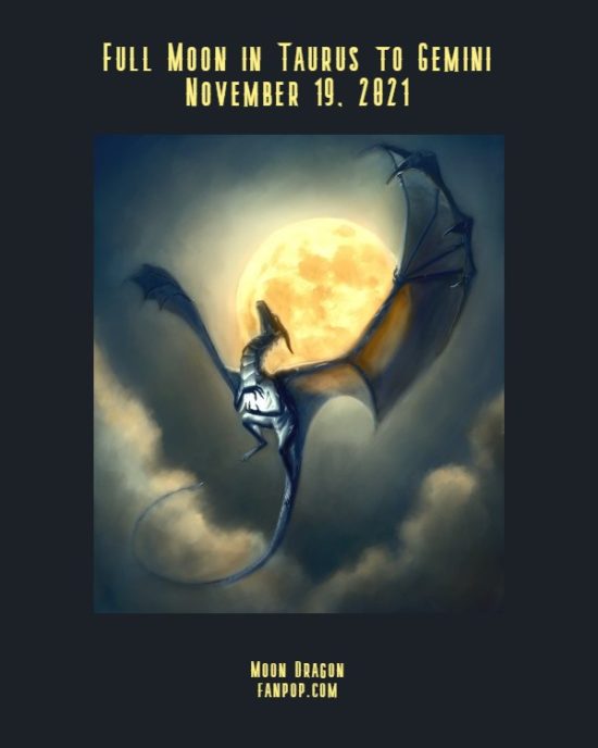 Daily Horoscope: Full Moon in Taurus to Gemini, November 19, 2021