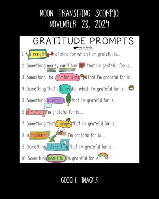 Daily Horoscope: Moon Transiting Scorpio, November 28, 2024